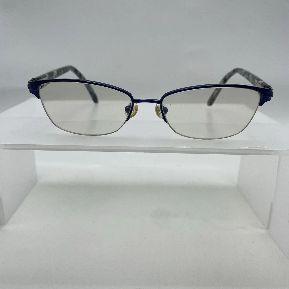 Ted Baker Eyeglasses FRAME ONLY B323 NAV 49-15-130 Multicolor 566